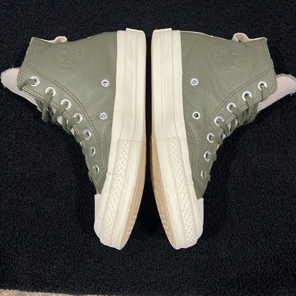 🔥 CONVERSE Army Green Chuck Taylor 70 Counter Climate Hi-Top Sneakers Women Sz - Picture 6 of 13
